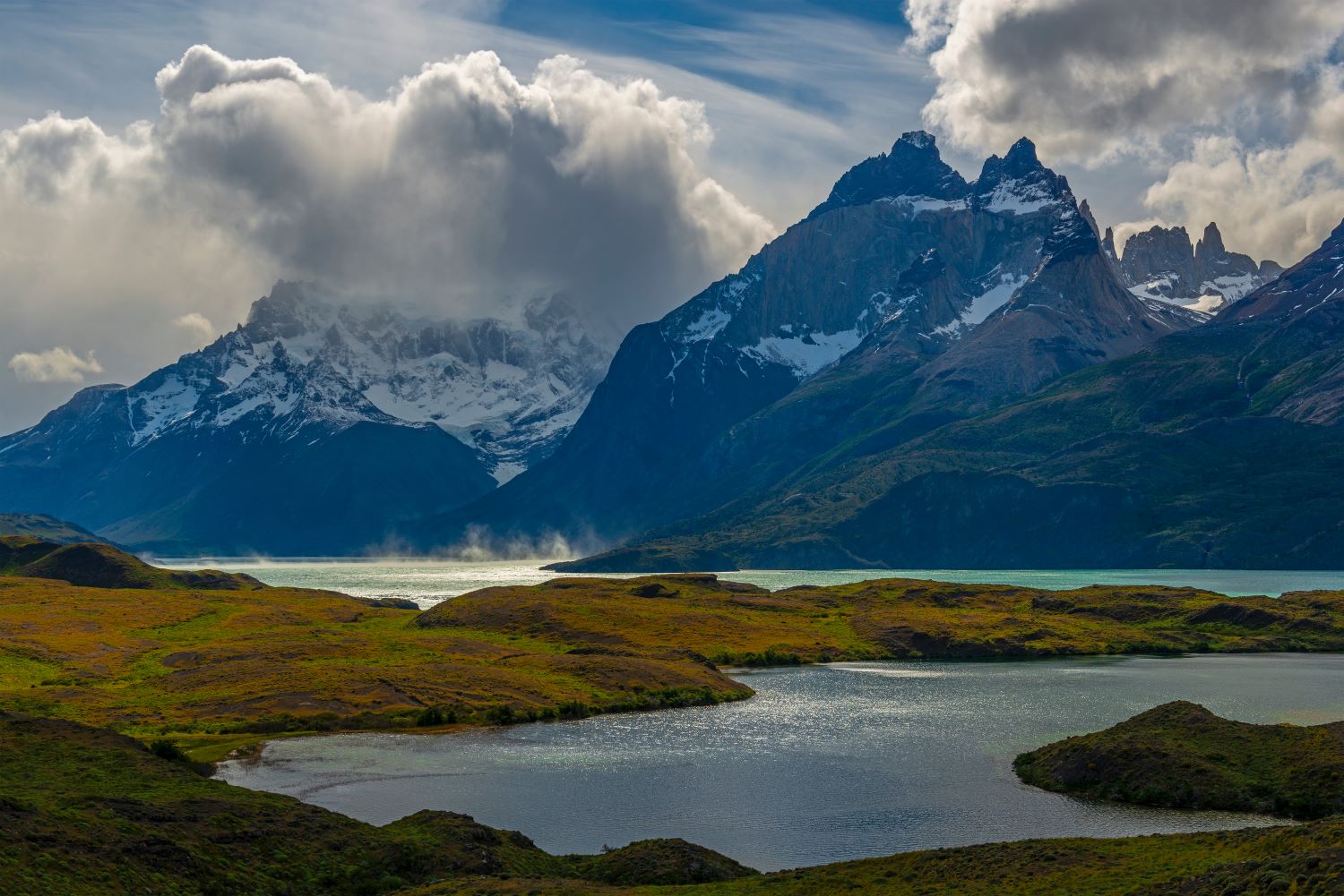 PEHOE LAGO TORRES DEL PAINE PARK CILE TAM