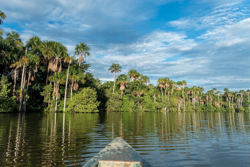 Perù - Amazzonia - Lago Sandoval - tramonto - Tuttaltromondo