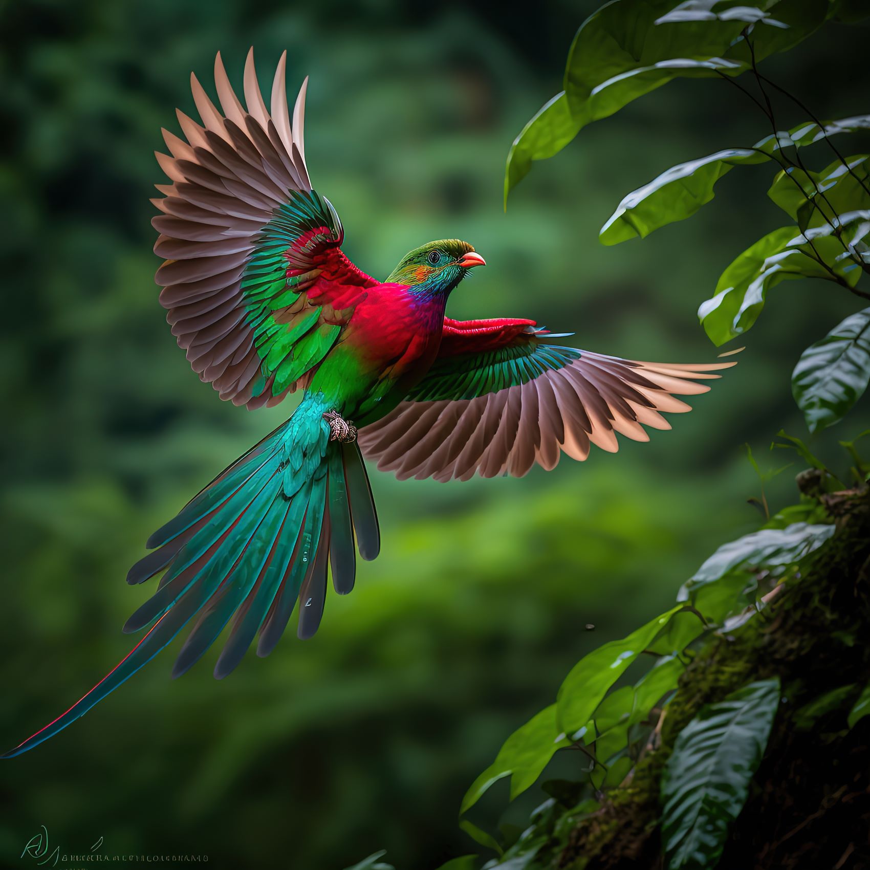 QUETZAL COSTA RICA TAM