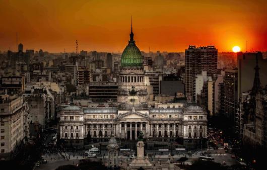 viaggio in Argentina Bolivia e Cile: tramonto a Buenos Aires