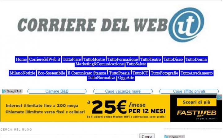 CORRIERE DEL WEB.IT: LUNA DI MIELE DALLE ANDE....ALLA POLINESIA CON TUTTALTROMO(N)DO