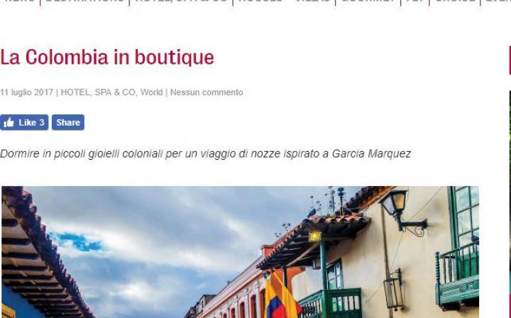 THE TRAVEL NEWS: LA COLOMBIA IN BOUTIQUE