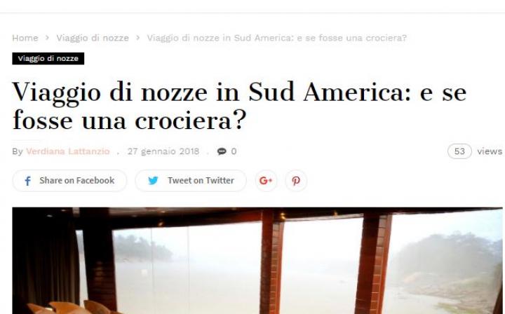 Blog Partecipando: viaggio di nozze in sud America